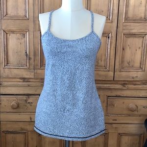 Lululemon grey speckled tank